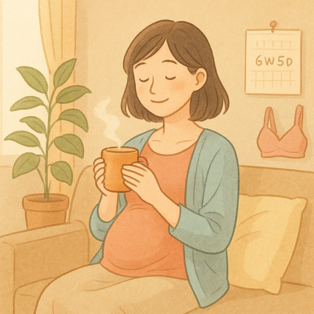 妊娠6週ブラ紹介