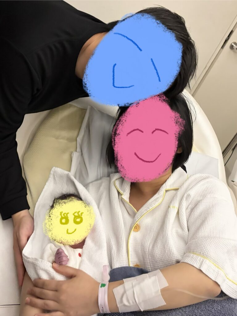産まれて30分で目を開けた姫ちゃんと